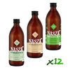 Nasza Kombucha 500ml x12szt (ZIELONA, KWIAT BZU, MAR. MIĘTA)