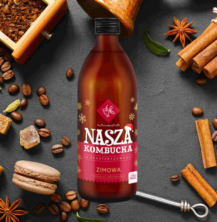 Nasza Kombucha Zimowa 500ml x12szt