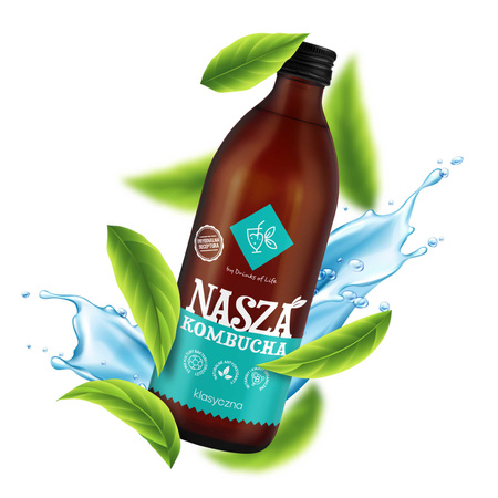 Nasza Kombucha Klasyczna 500ml