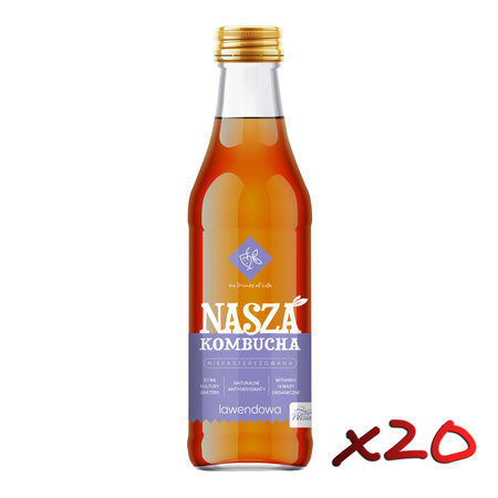 Nasza Kombucha Lawendowa 250ml x20szt