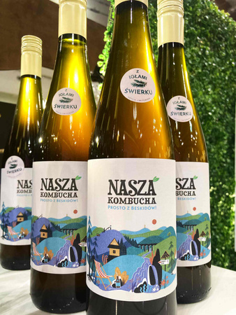 Nasza Kombucha BESKIDY IGŁY ŚWIERKA 750ml