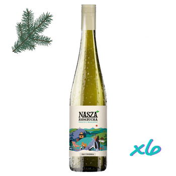 Nasza Kombucha BESKIDY IGŁY ŚWIERKA 750ml x6szt