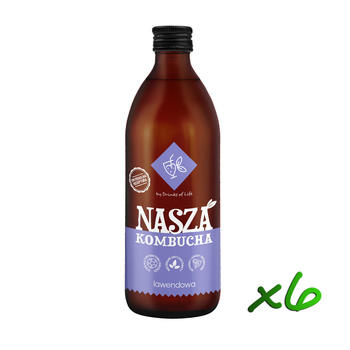Nasza Kombucha Lawendowa 500ml x6szt
