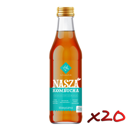 Nasza Kombucha Klasyczna 250ml x20szt