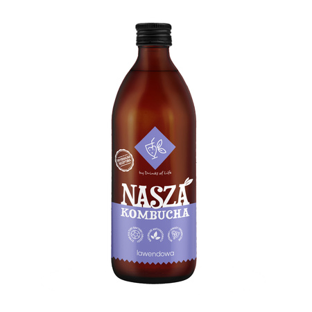 Nasza Kombucha Klasyczna & Lawendowa - zestaw "Pamiątka z Beskidów!"