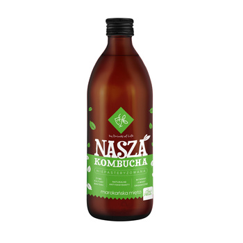 Nasza Kombucha Marokańska Mięta 500ml