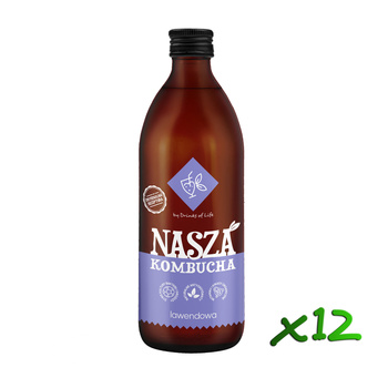 Nasza Kombucha Lawendowa 500ml x12szt